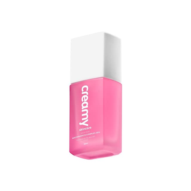 Creamy Skincare Niacinamide B Complex 20% 30ml | Uniformiza a Textura e o Tom da Pele, Clareia Manchas, Vitaminas B3, B12, B5, B6, E e Zinco | Todos os Tipos de Pele
